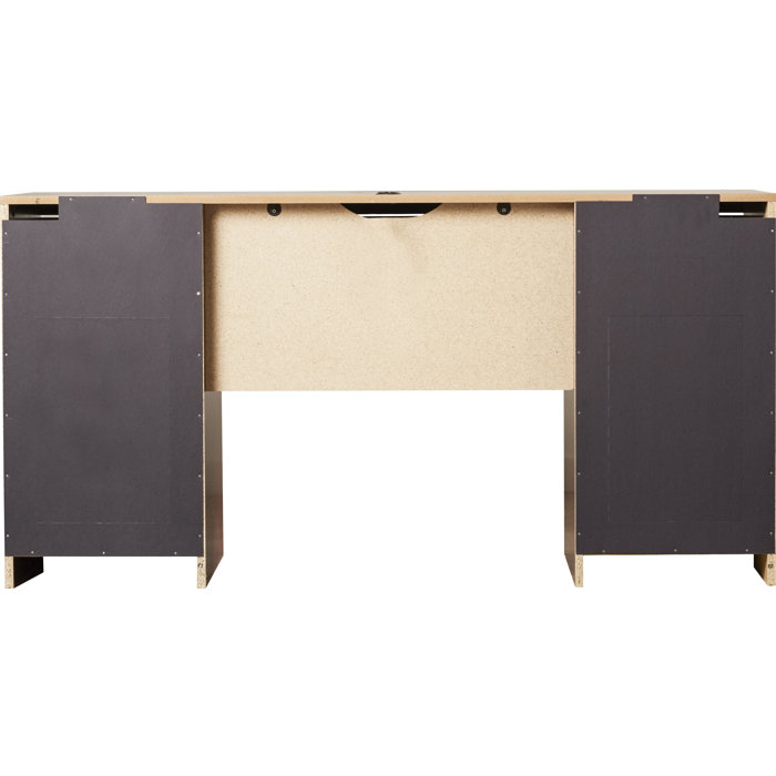 Darby Home Co Clintonville Executive Desk with Hutch & Reviews Wayfair